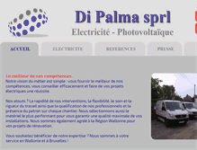Tablet Screenshot of dipalma.be